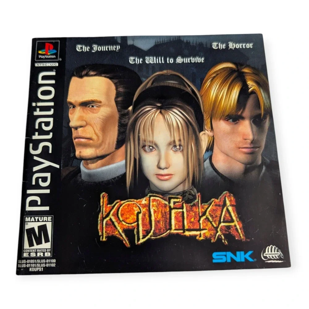 Koudelka Sony PlayStation 1 PS1 SNK 2000 Gothic Horror RPG 4-Disc Set CIB